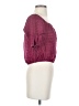 Express 100% Lyocell Burgundy 3/4 Sleeve Blouse Size XS - photo 4
