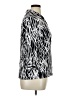 Sport Haley Print Silver 3/4 Sleeve Blouse Size XL - photo 4