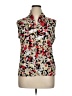 Evan Picone Floral Ivory Sleeveless Blouse Size XL - photo 1