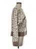 DKNY Animal Print Tan Pullover Sweater Size M - photo 4
