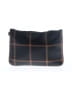Thirty-One 100% Polyurethane Plaid Brown Black Clutch One size - photo 1