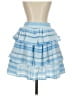Glam Stripes Blue Casual Skirt Size S - photo 1