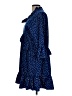 Unbranded 100% Polyester Polka Dots Blue Casual Dress Size L - photo 5