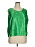 Self Esteem 100% Polyester Green Sleeveless Blouse Size 1X - photo 1