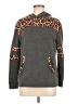 Shein Animal Print Gray Pullover Sweater Size 6 - photo 1