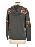 Shein Animal Print Gray Pullover Sweater Size 6 - photo 2