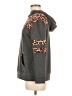 Shein Animal Print Gray Pullover Sweater Size 6 - photo 5