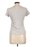 H&M Solid Gray Short Sleeve Turtleneck Size L - photo 2