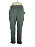 Serra Solid Green Casual Pants Size XL - photo 2