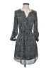 Daniel Rainn 100% Polyester Polka Dots Gray Casual Dress Size XS - photo 1