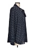 Charter Club 100% Polyester Polka Dots Blue Long Sleeve Blouse Size L - photo 4