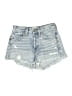 AGOLDE 100% Cotton Blue Denim Shorts Size 24 waist - photo 1