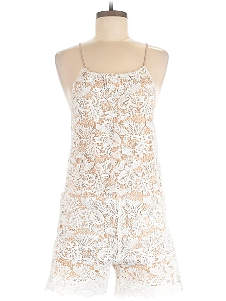 Pre-owned 4si3nna Romper In White
