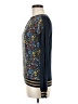 Next Floral Blue Pullover Sweater Size 8 - photo 5