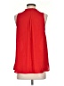Violet & Claire 100% Polyester Red Sleeveless Blouse Size S - photo 2