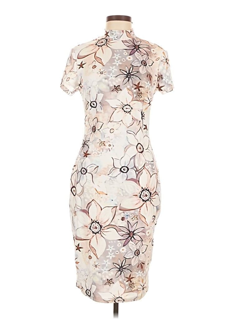 Pre-owned Shein Cocktail Dress In White