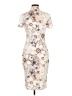 Shein Print Ivory Cocktail Dress Size 6 - photo 2
