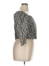 Levi's 100% Polyester Black 3/4 Sleeve Blouse Size XL - photo 4