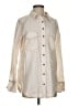 Free People Ivory Long Sleeve Button-Down Shirt Size S - photo 1