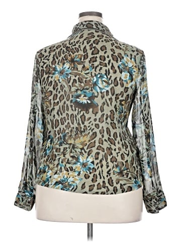 Lemon Grass Long Sleeve Blouse (view 2)
