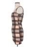 Shein Plaid Tan Cocktail Dress Size 2 - photo 5