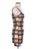 Shein Plaid Tan Cocktail Dress Size 2 - photo 4