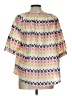 Ruby Rd. Pink 3/4 Sleeve Blouse Size L - photo 2