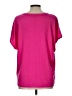 Lane Bryant Pink Short Sleeve Blouse Size 10 - 12 Plus - photo 2