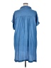 Cynthia Rowley Blue Short Sleeve Blouse Size 2X - photo 2