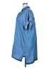 Cynthia Rowley Blue Short Sleeve Blouse Size 2X - photo 5