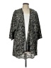Lularoe 100% Polyester Gray Kimono Size L - photo 1