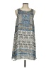 Max Studio 100% Polyester Print Blue Casual Dress Size S - photo 1