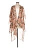 Mia Joy 100% Polyester Tan Kimono Size L - photo 1