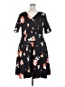 Unbranded Print Black Casual Dress Size XXL - photo 2