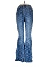 Hollister Hearts Blue Jeans Size 3S - photo 1