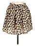 Buttons 100% Polyester Print Gold Casual Skirt Size M - photo 1