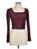 Wallflower Burgundy Long Sleeve Top Size L - photo 1