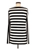 INC International Concepts Stripes Black Long Sleeve Blouse Size M - photo 2