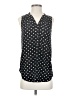 Fervour 100% Polyester Polka Dots Black Sleeveless Blouse Size XS - photo 1