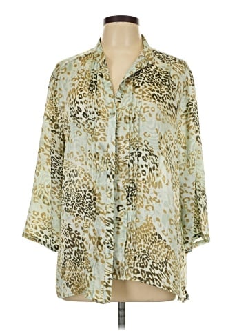 Draper's & Damon's 3/4 Sleeve Blouse (view 1)