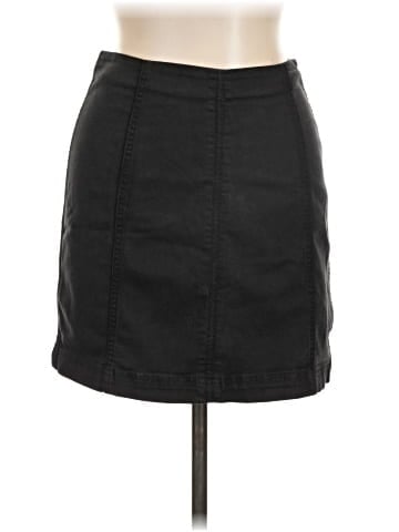 Free People Faux Leather Skirt (view 1)