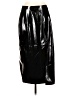 Gap 100% Polyester Black Faux Leather Skirt Size 12 - photo 1