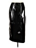 Gap 100% Polyester Black Faux Leather Skirt Size 12 - photo 2