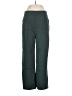 Unbranded 100% Polyester Solid Green Active Pants Size L - photo 1