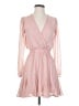Mi ami 100% Polyester Stars Pink Cocktail Dress Size XXS - photo 1