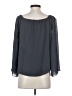 Ruby and Jenna 100% Polyester Gray Long Sleeve Blouse Size S - photo 2