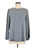 T Tahari 100% Polyester Gray Long Sleeve Blouse Size M - photo 1
