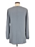 T Tahari 100% Polyester Gray Long Sleeve Blouse Size M - photo 2
