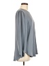 T Tahari 100% Polyester Gray Long Sleeve Blouse Size M - photo 4