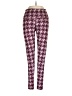 Kyodan Houndstooth Burgundy Casual Pants Size S - photo 1